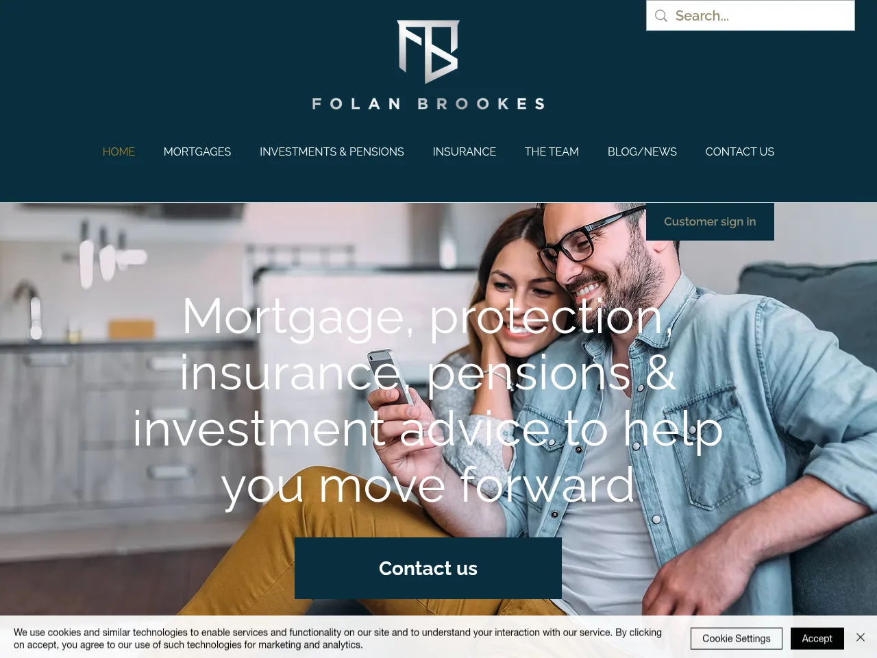 Folan Brookes Financial Consultants website preview