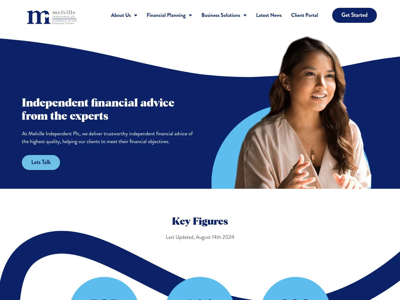 Melville Independent website preview