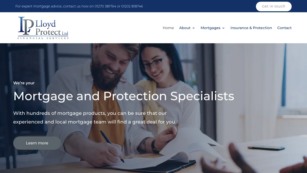 Lloyd Protect Limited website preview