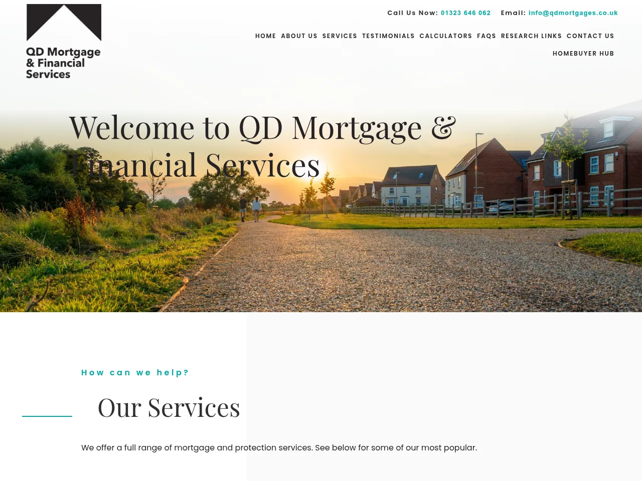 QD Mortgage & Financial Services website preview