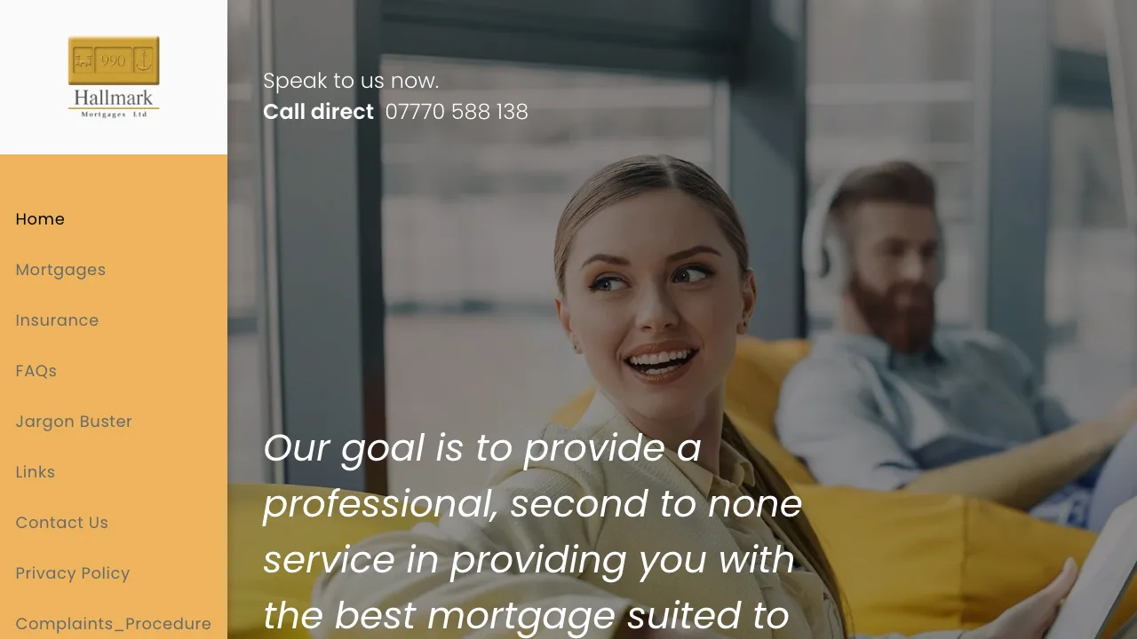 Hallmark Mortgages Ltd website preview