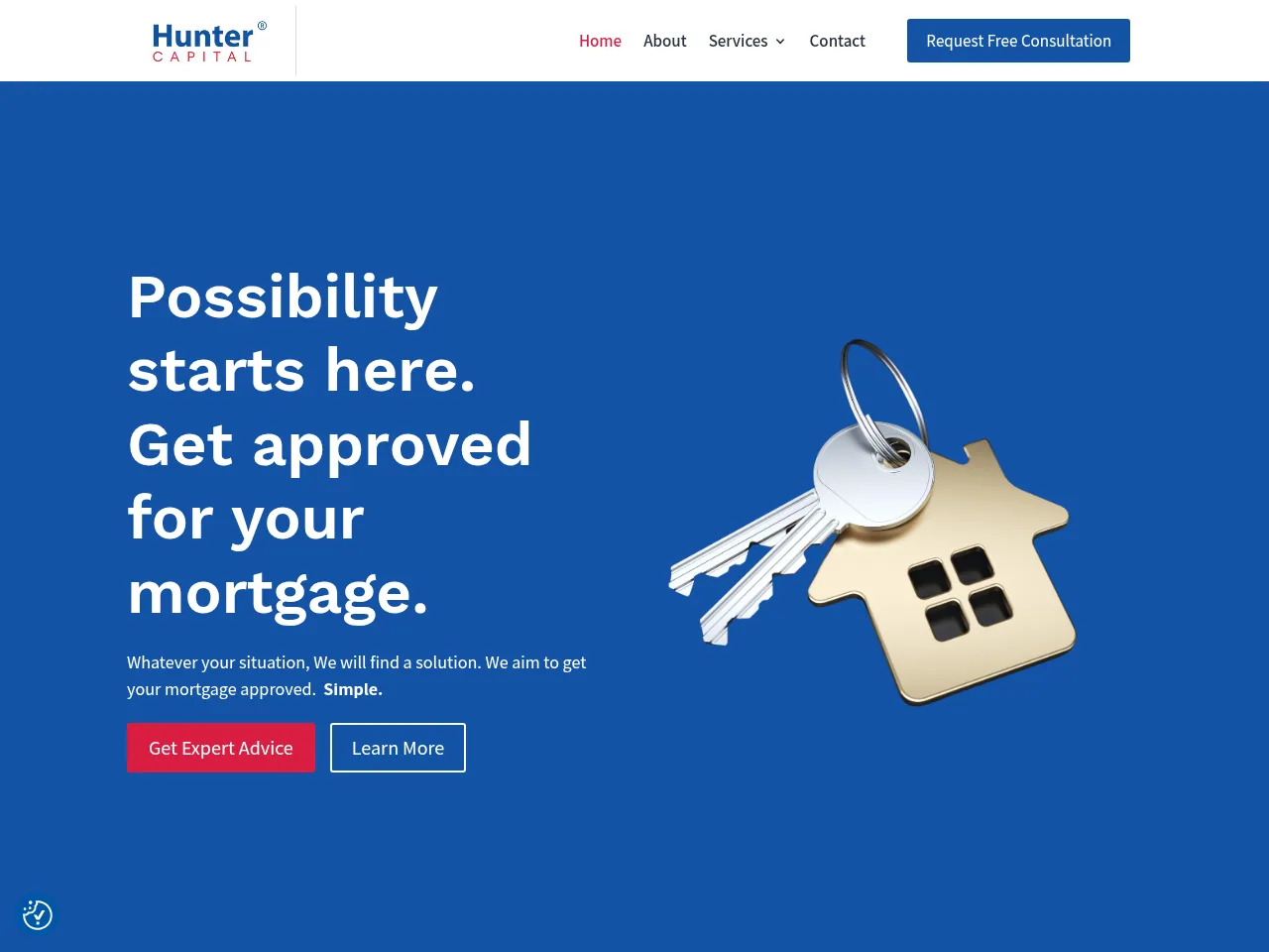 Hunter Capital website preview