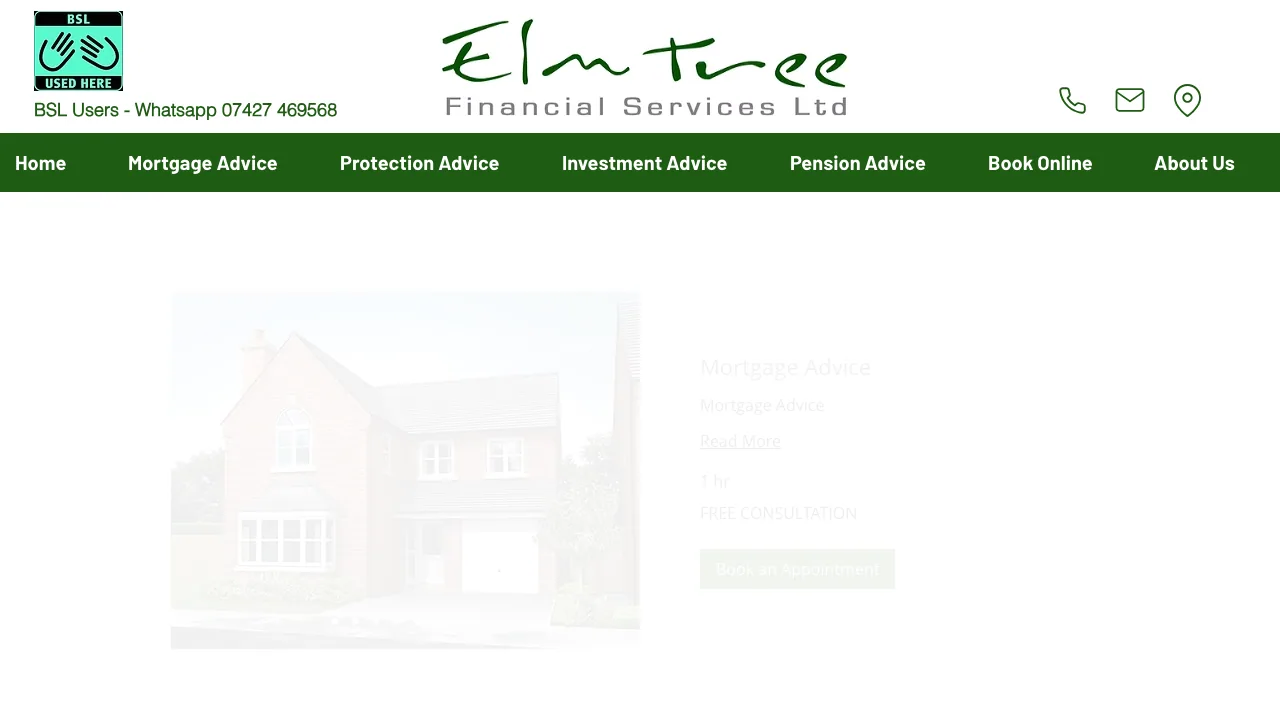 Cheshire Mortgage Adviser website preview