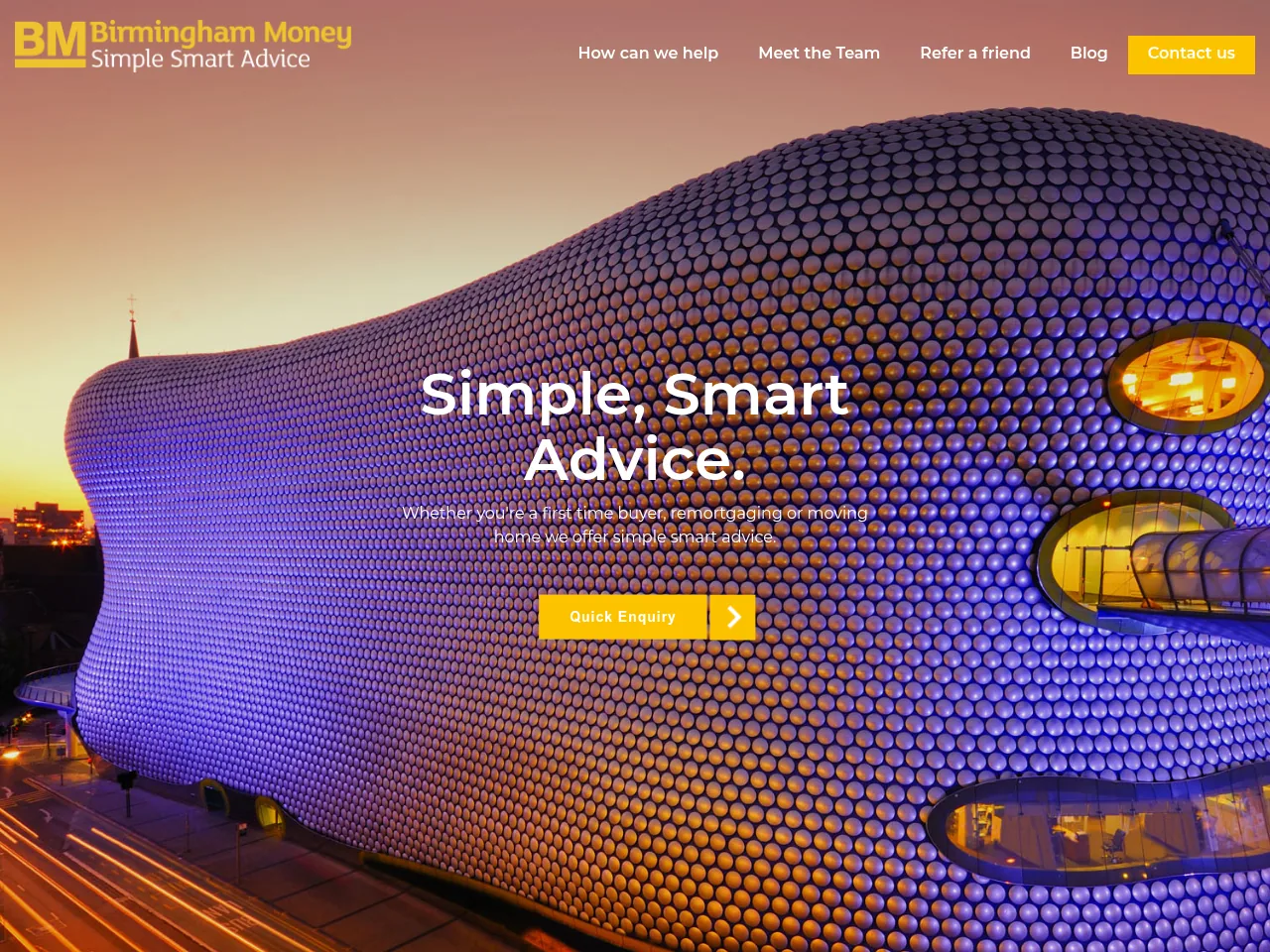 Birmingham Money website preview