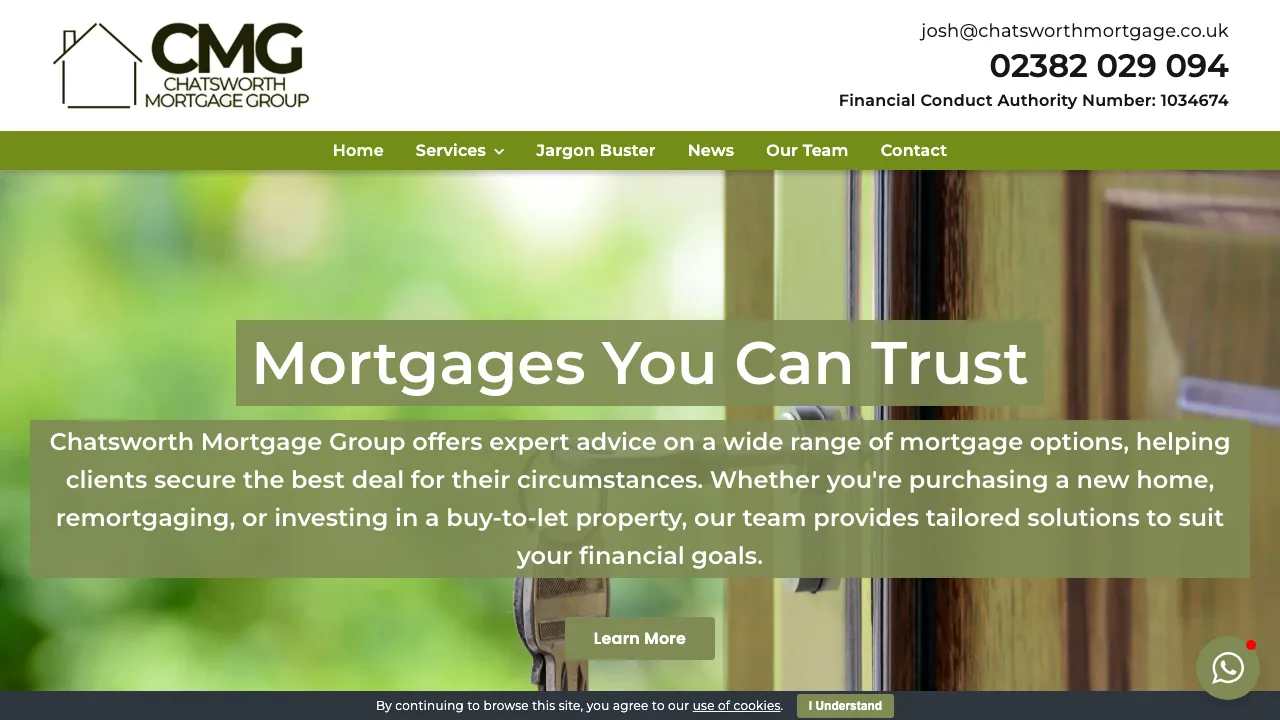 Chatsworth Mortgage Group website preview