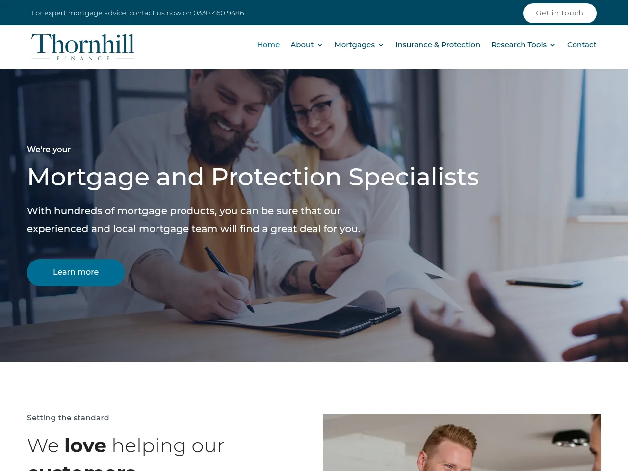 Thornhill Finance website preview