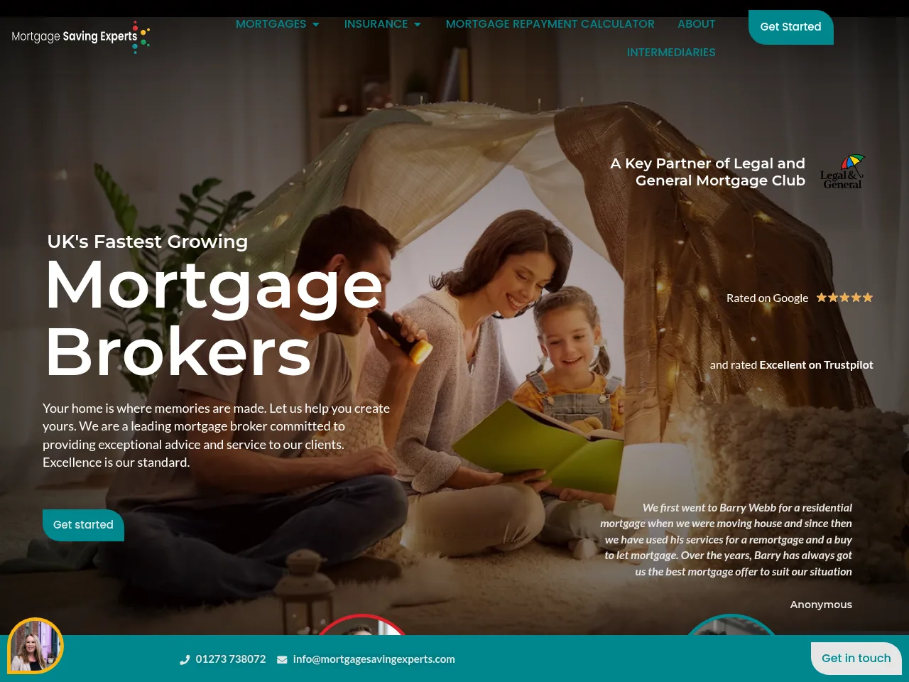 Mortgage Saving Experts website preview