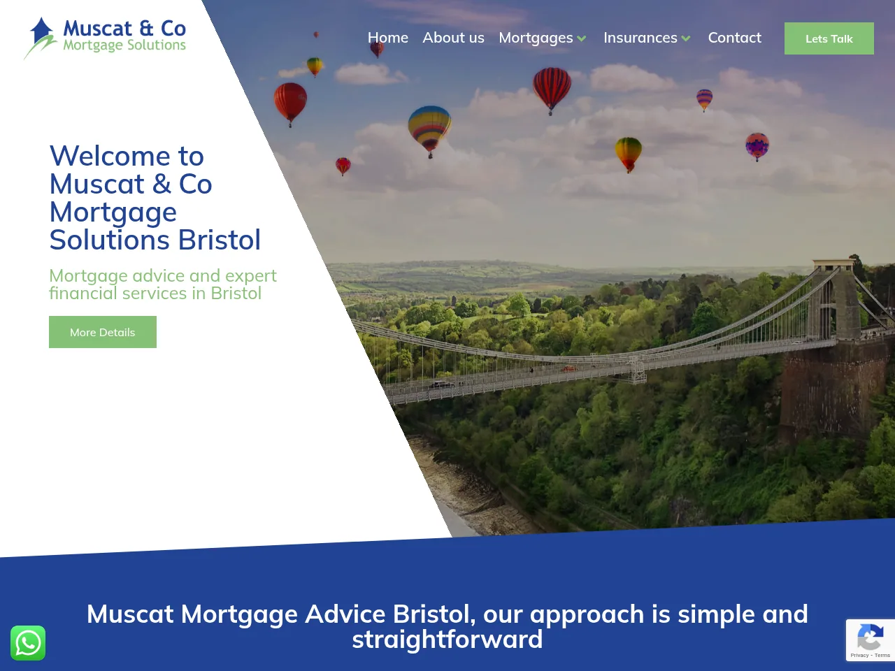 Muscat Mortgages website preview