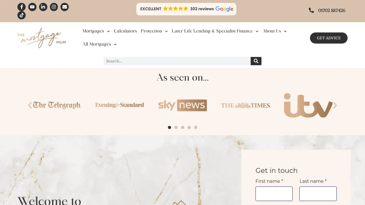 The Mortgage Mum website preview