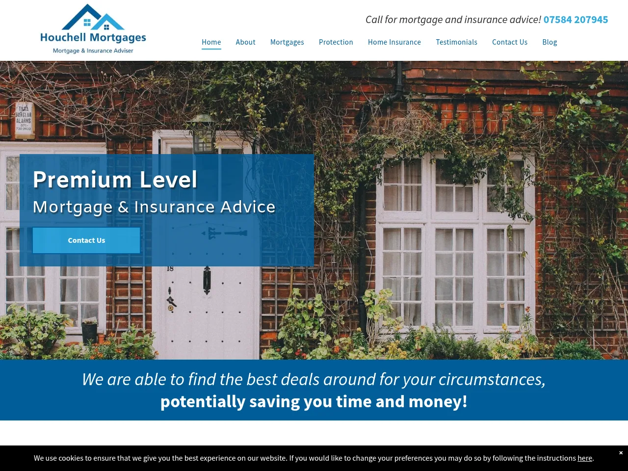 Houchell Mortgages website preview