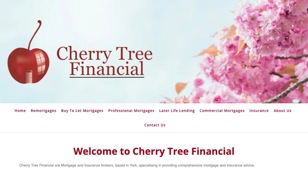 Cherry Tree Financial website preview