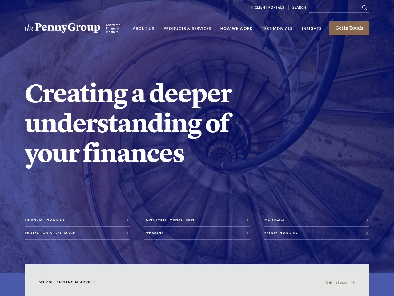 The Penny Group website preview