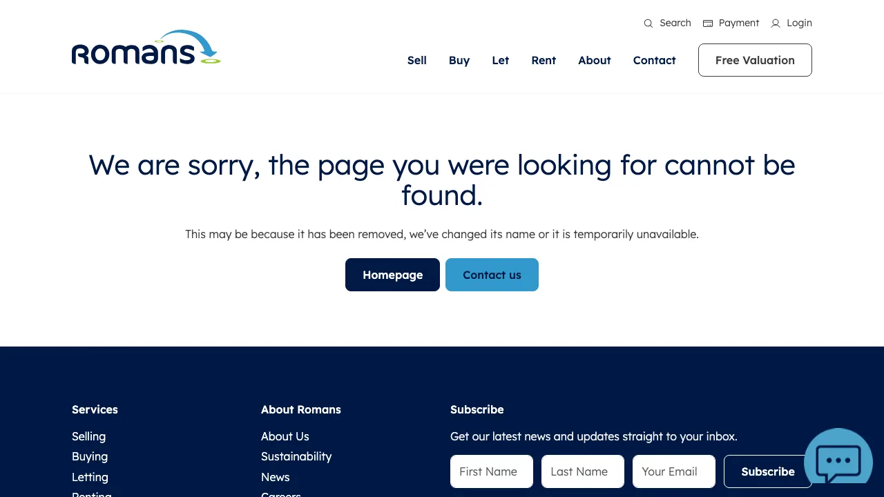 Romans Mortgage Services Tilehurst website preview