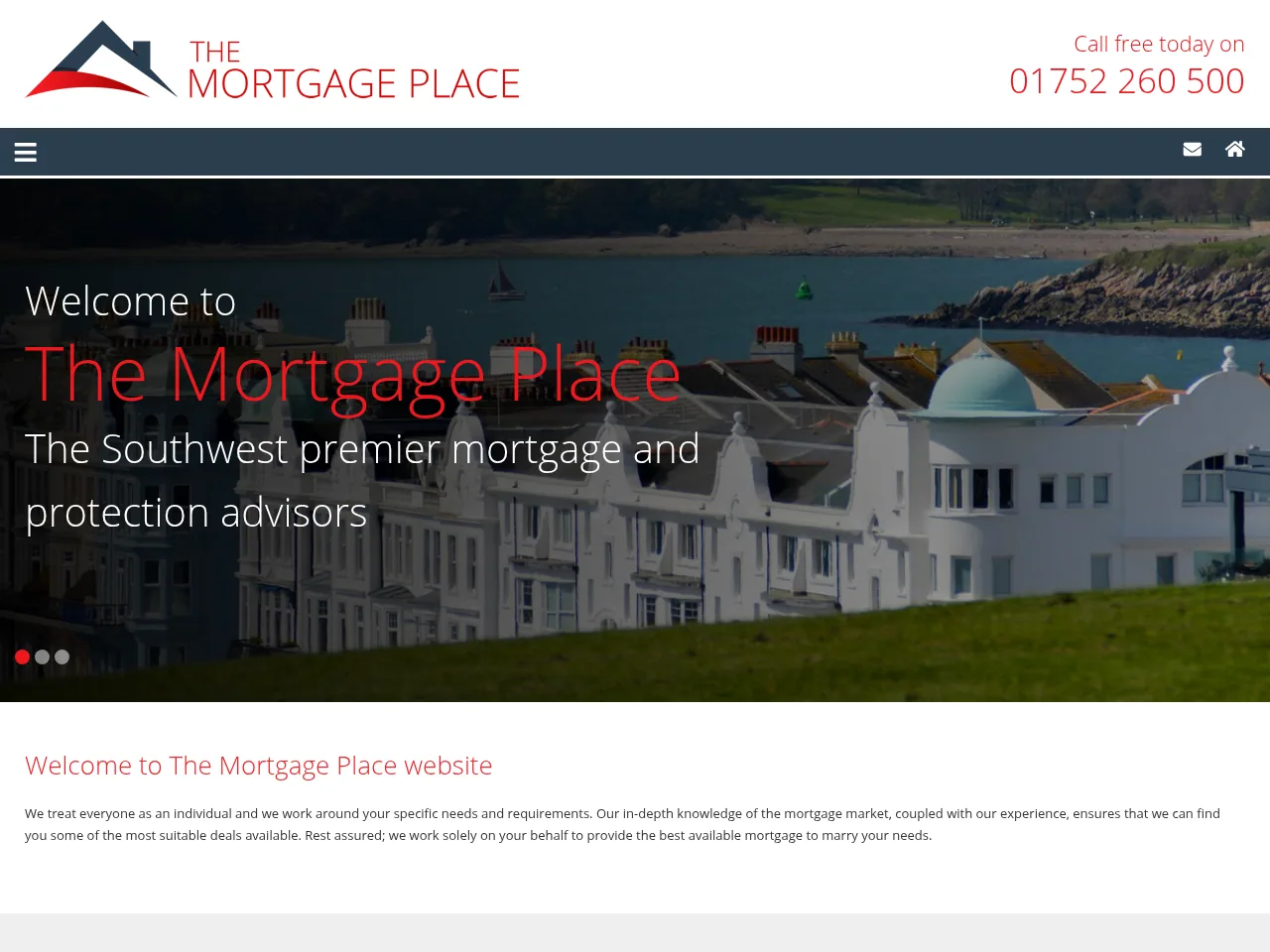 The Mortgage Place website preview