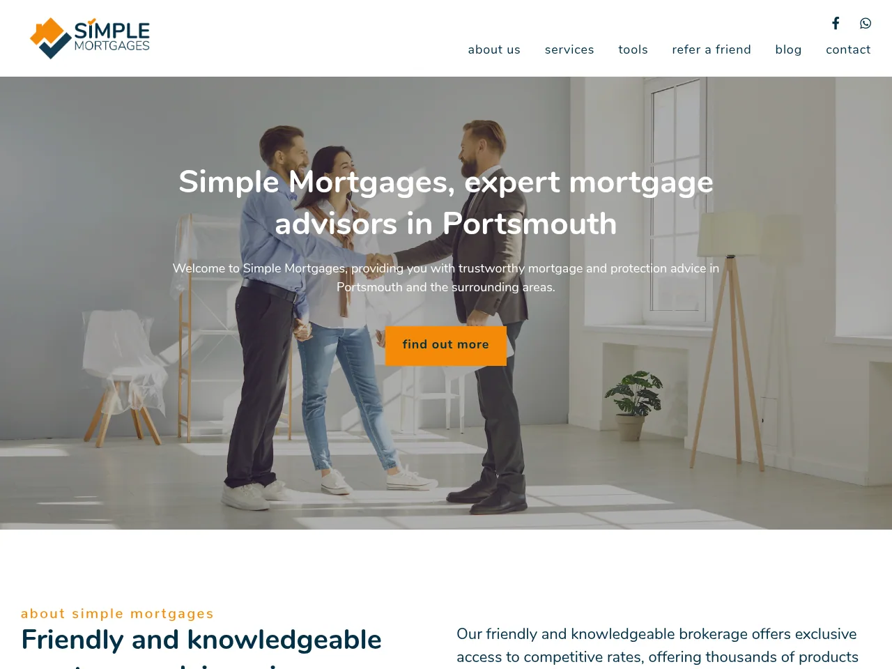 Simple Mortgages website preview