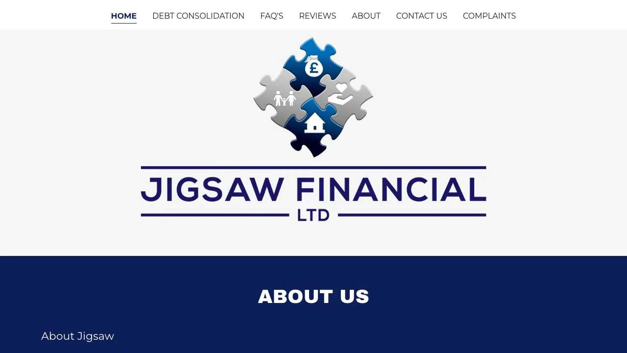 Jigsaw Financial Ltd website preview