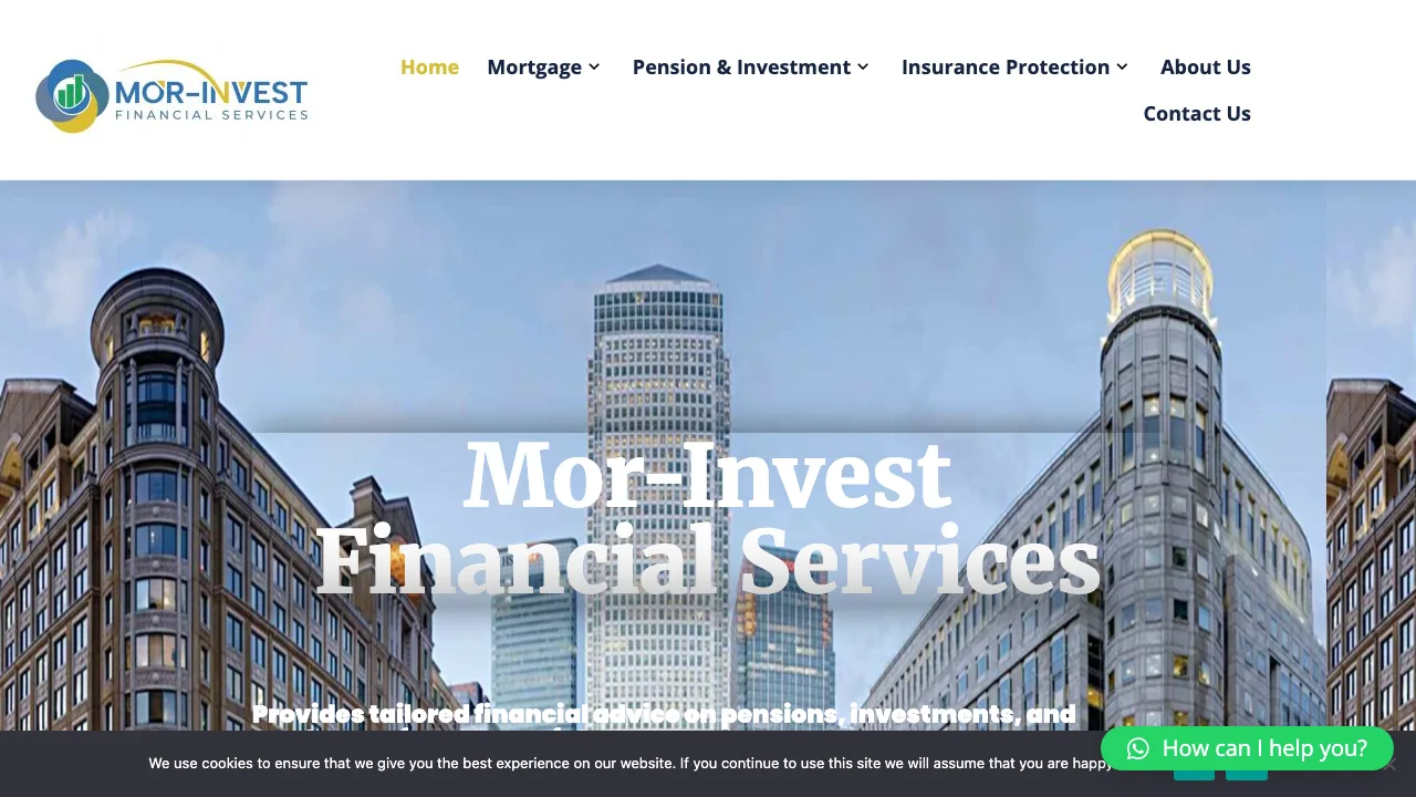 Mor-Invest website preview