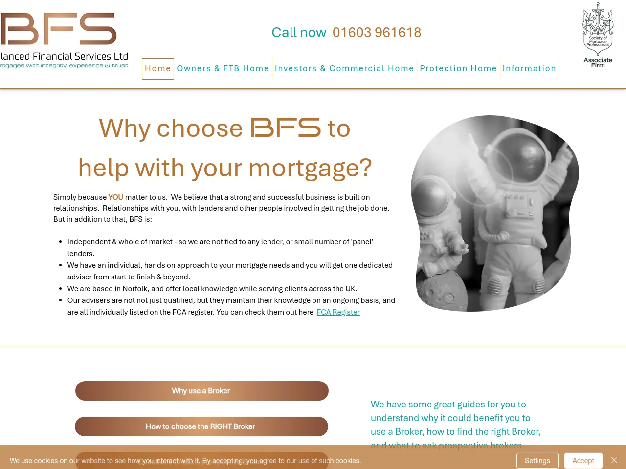 Balanced Financial Services website preview