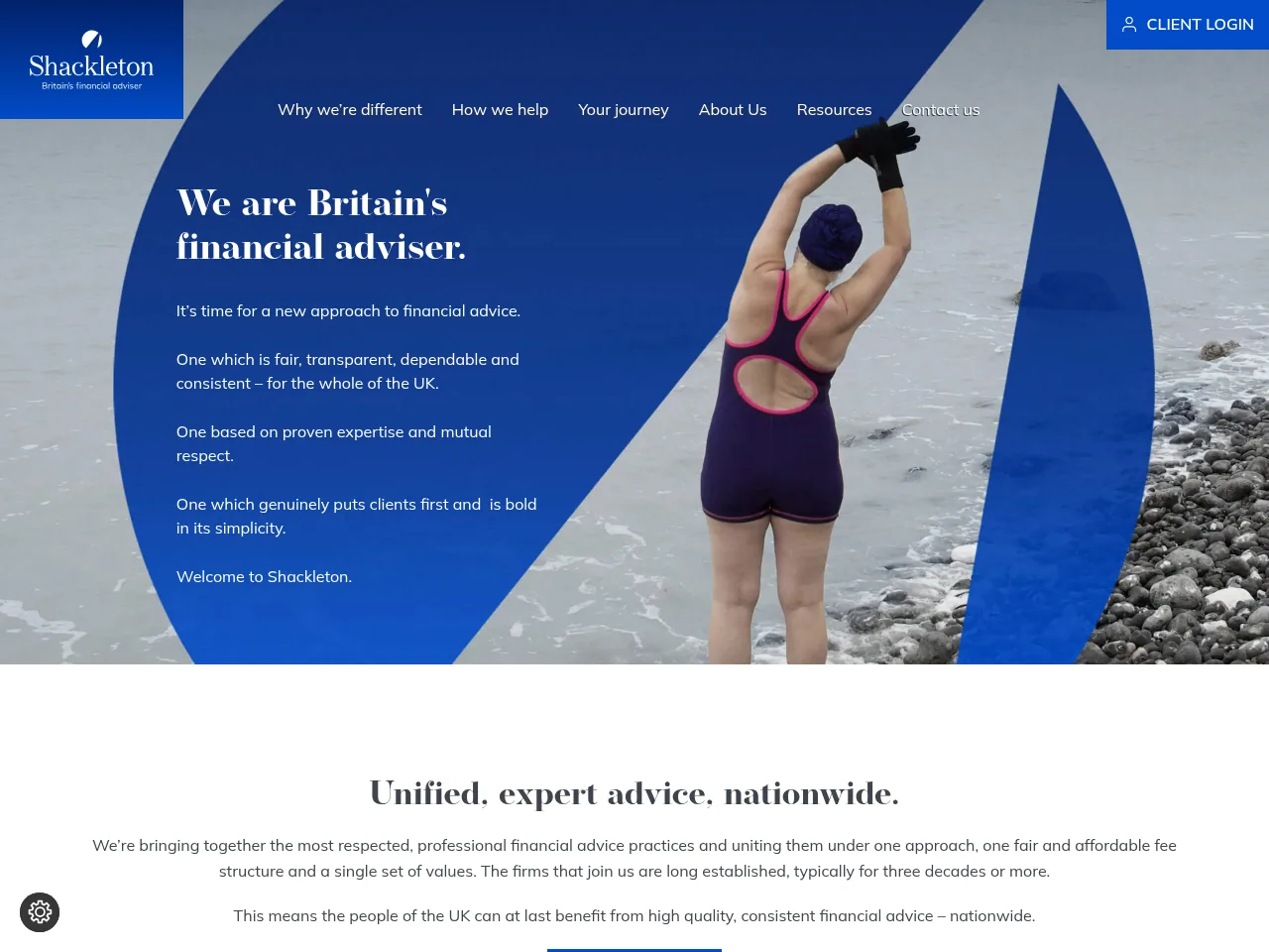 Shackleton website preview