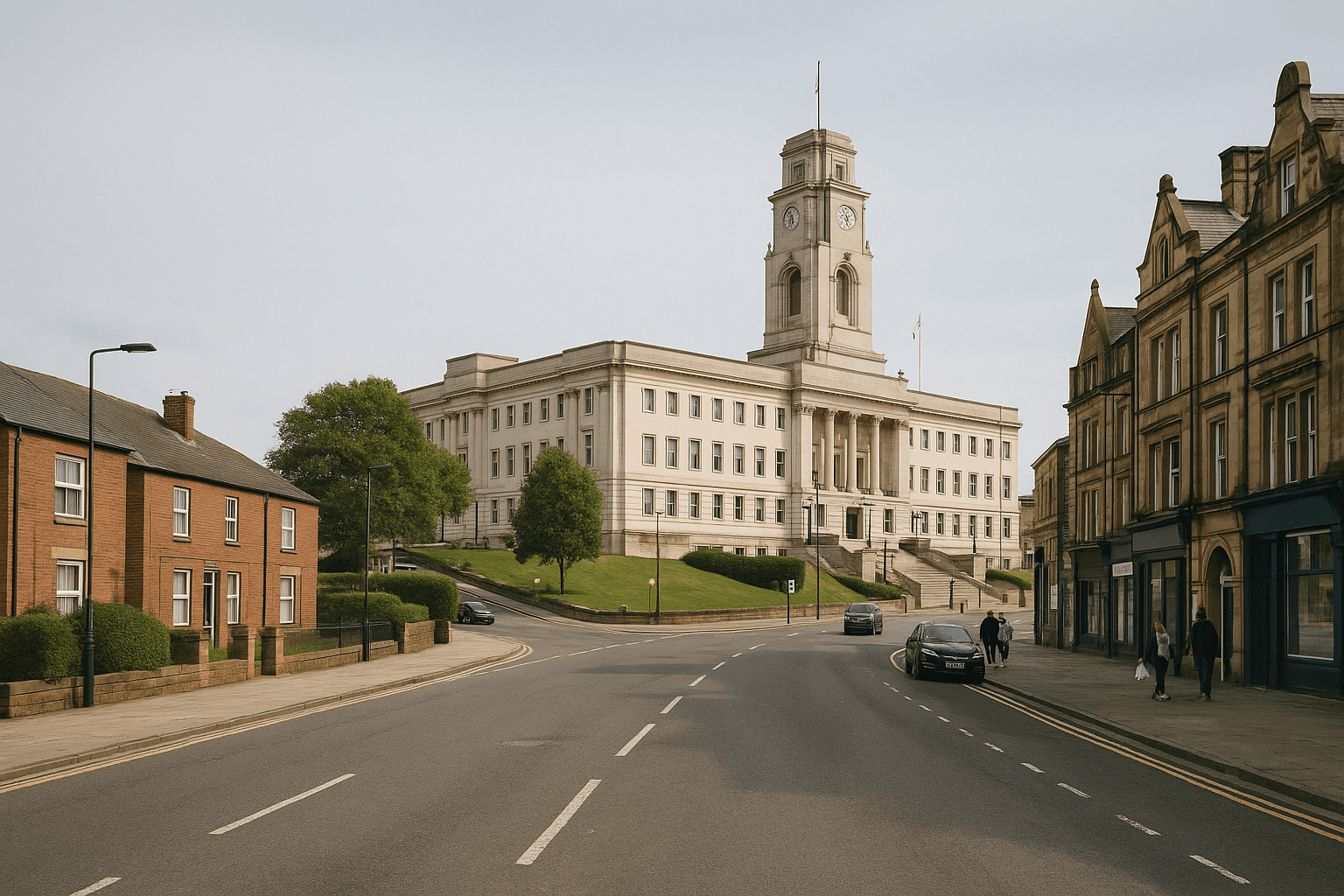 AI-generated aerial-style hero image for Barnsley