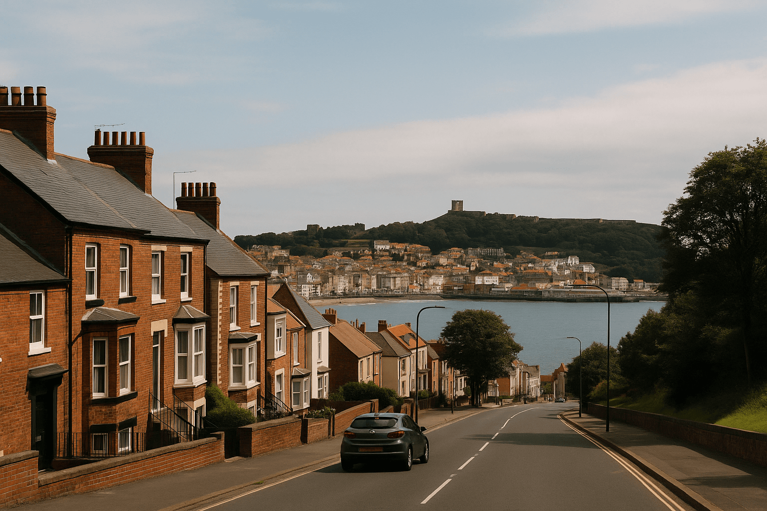 AI-generated aerial-style hero image for Scarborough