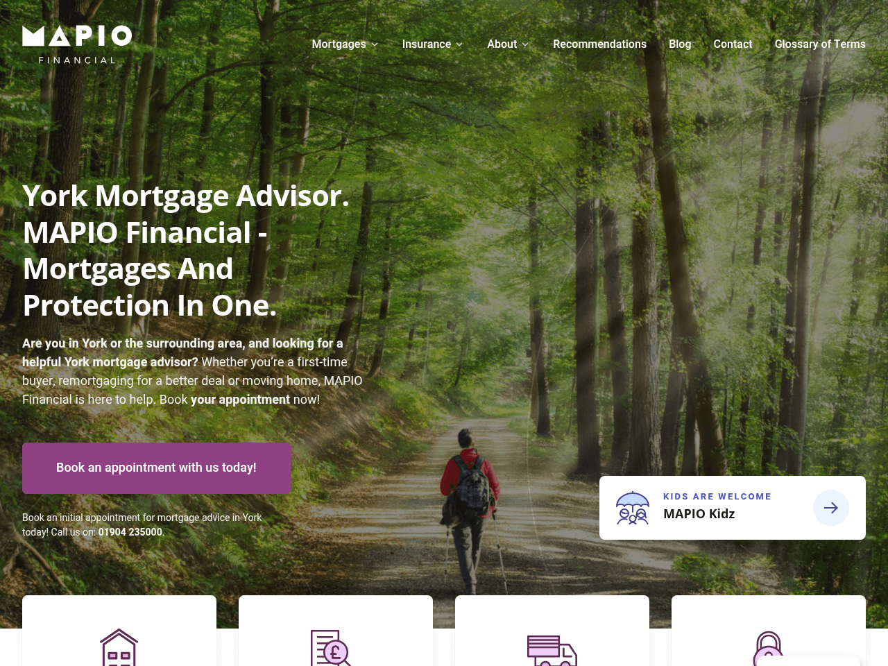 MAPIO Financial website preview