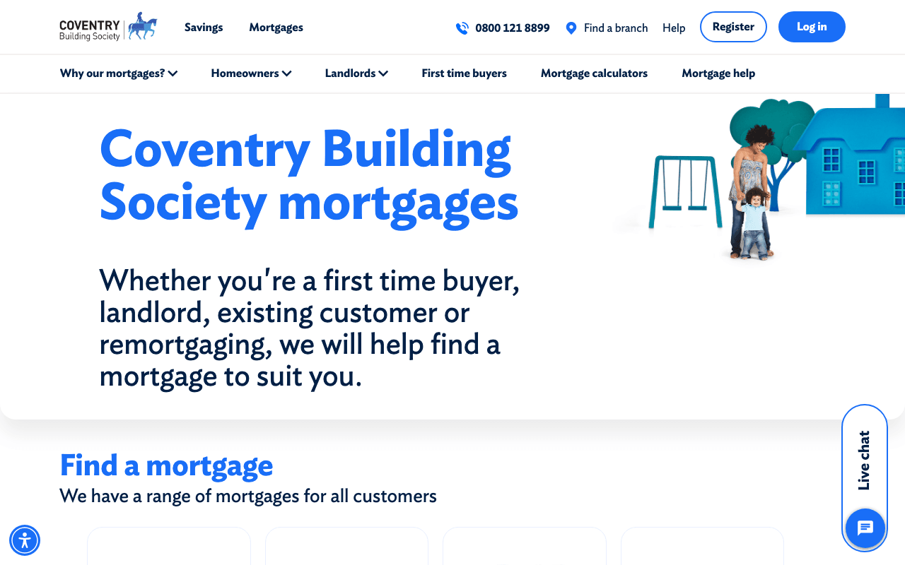 Coventry Building Society website