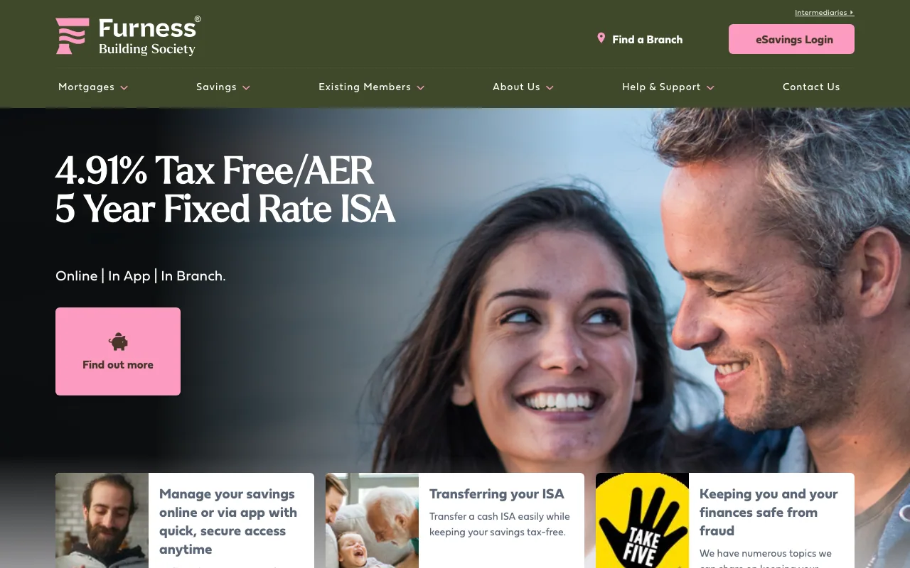 Furness Building Society website preview