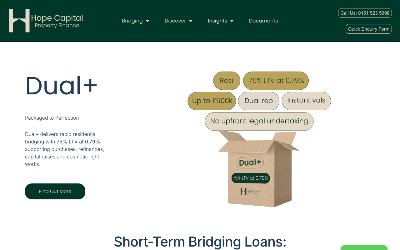 Hope Capital website