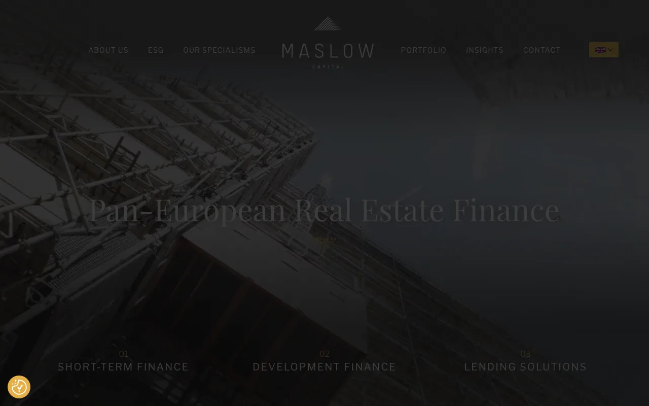 Maslow Capital website preview