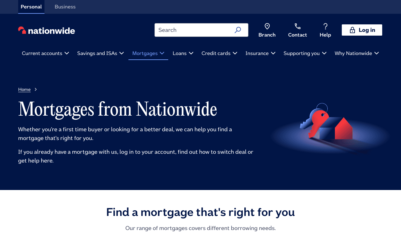 Nationwide Building Society website