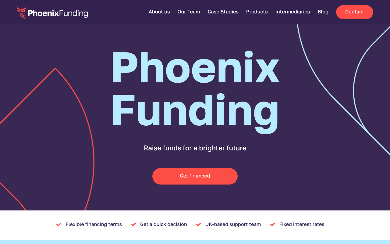 Phoenix Funding website preview