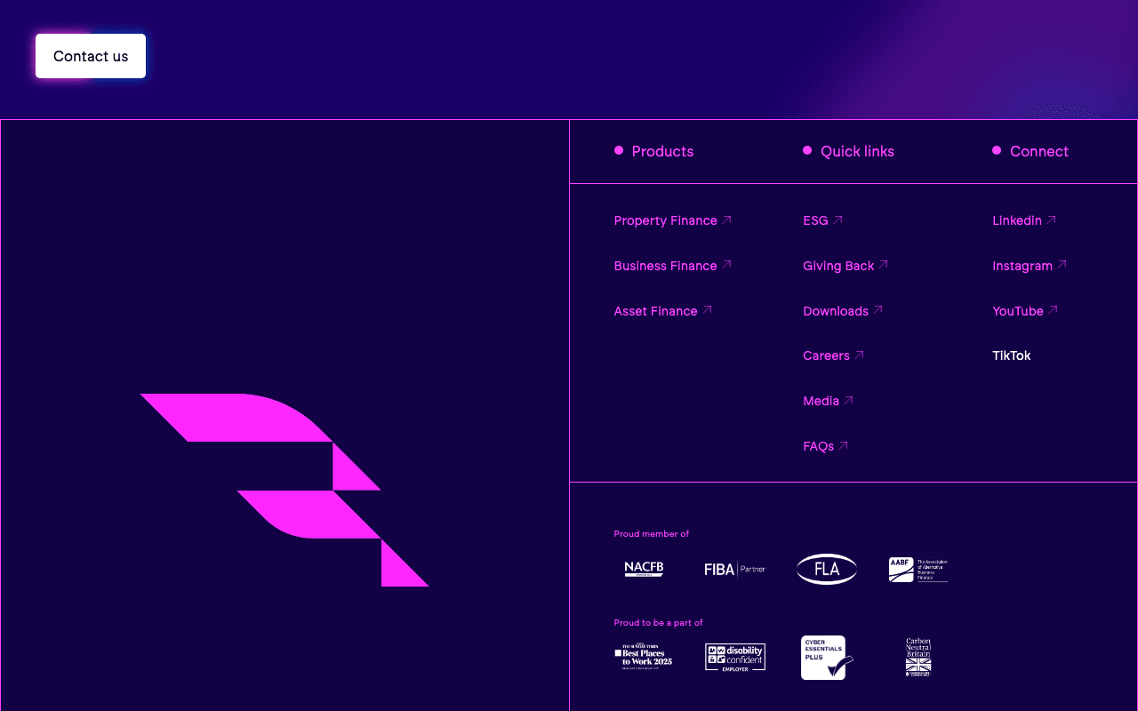 Reward Finance Group website