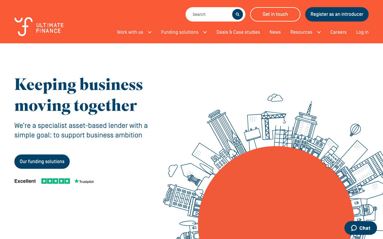Ultimate Finance website preview