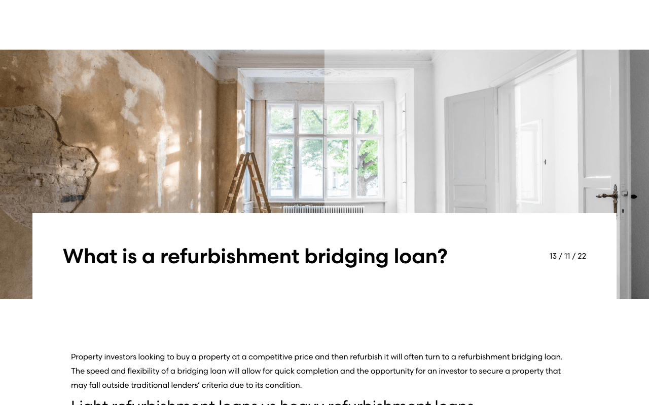 Velocity Bridging website preview