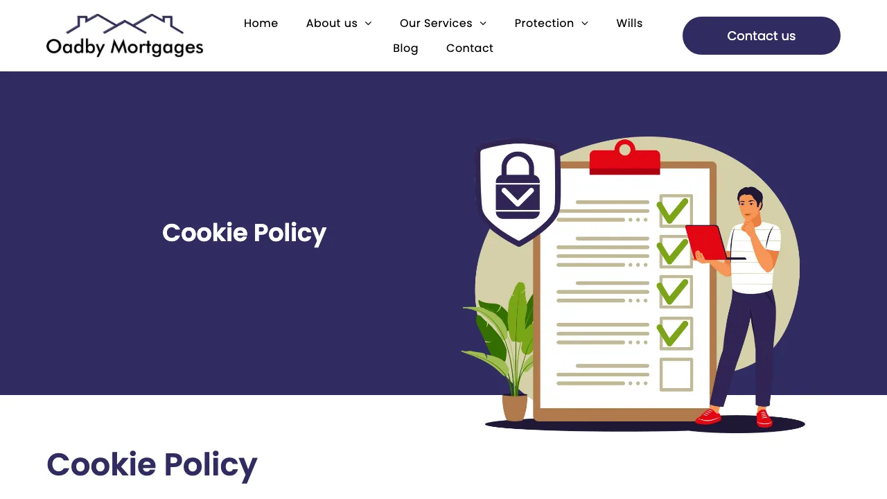 Oadby Mortgages website preview