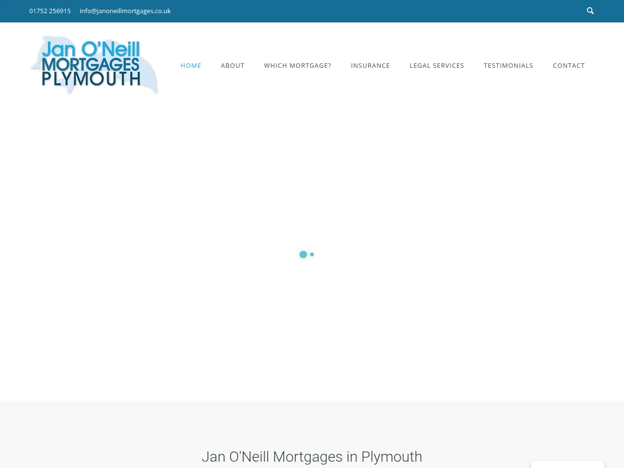 Jan O’Neill Mortgages website preview