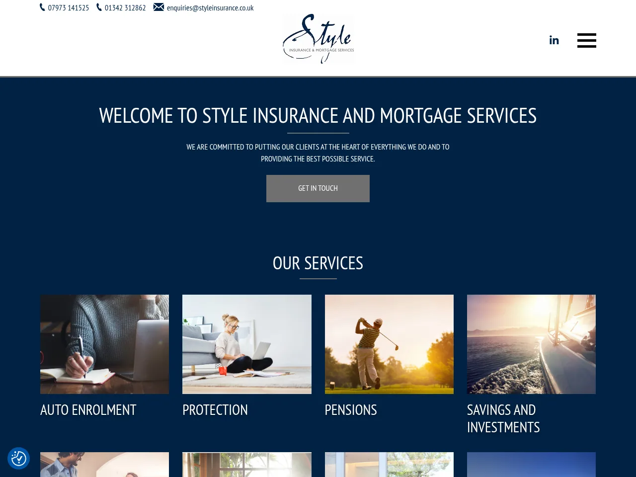 Style Insurance and Mortgage Services website preview