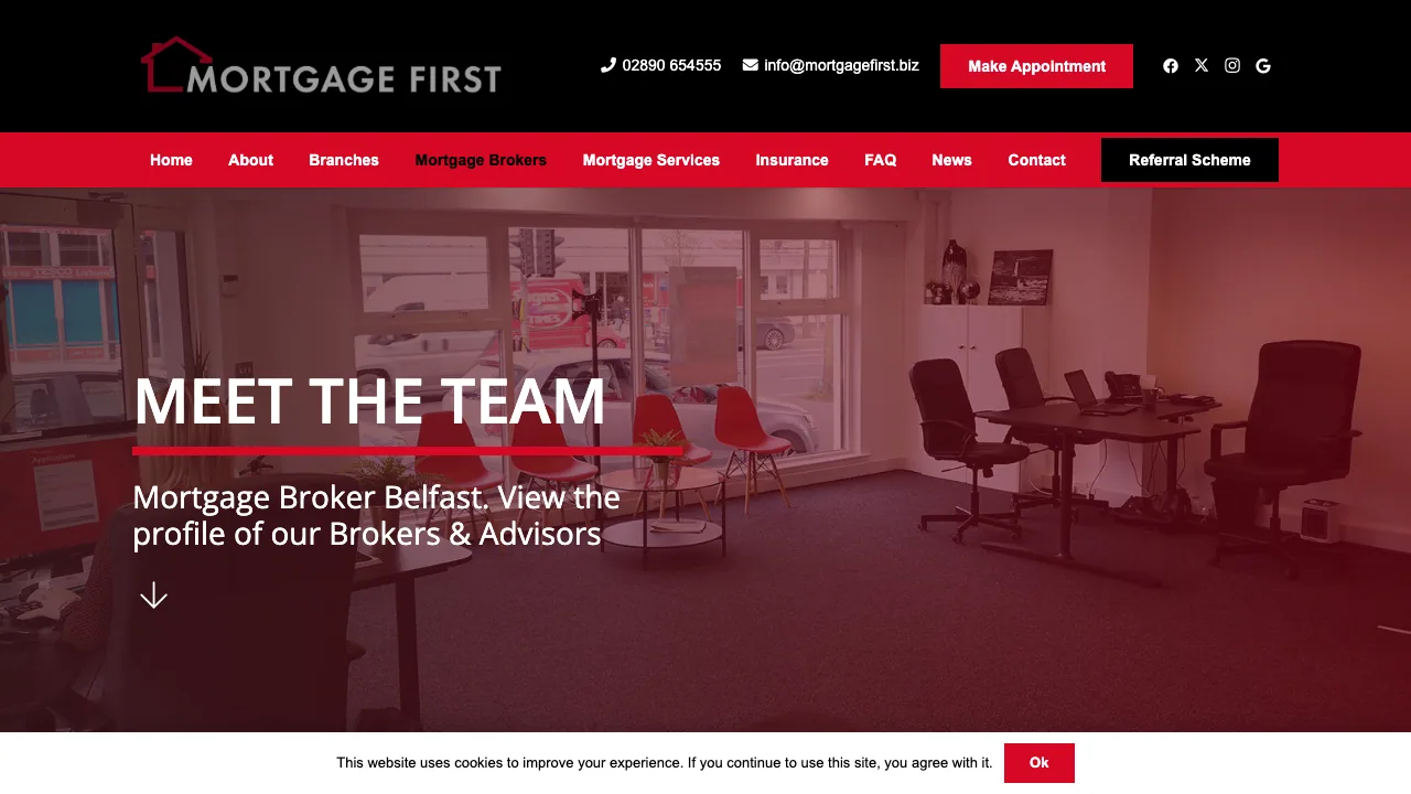 Mortgage First website preview