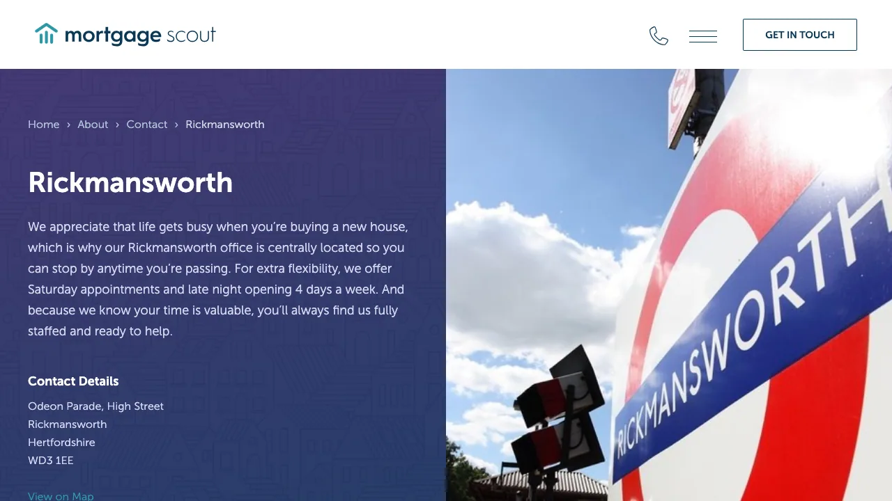 Mortgage Scout Rickmansworth Mortgage Broker website preview
