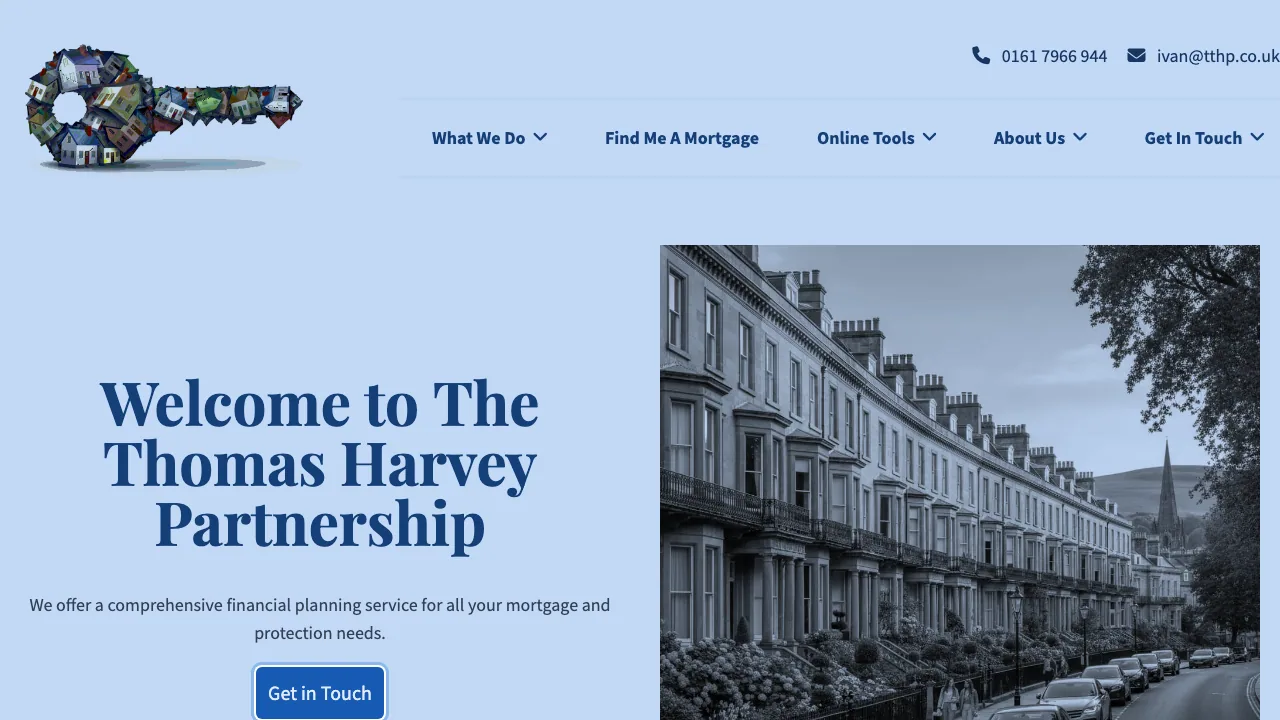 The Thomas Harvey Partnership website preview
