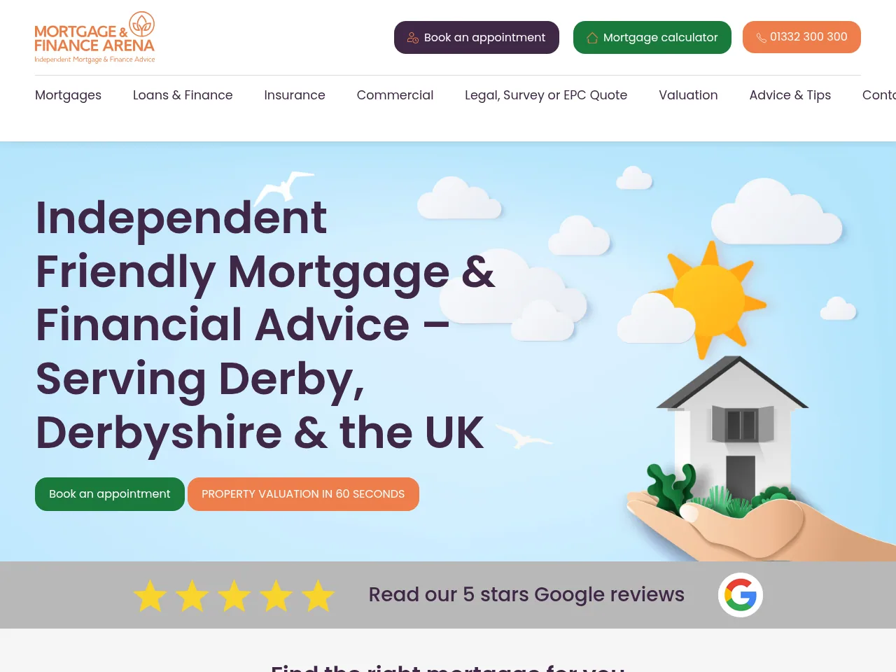 Independent Friendly Mortgage & Financial Advice website preview
