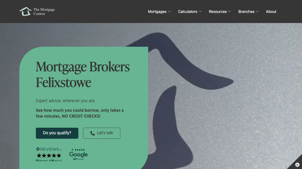 Felixstowe Mortgage Centre website preview