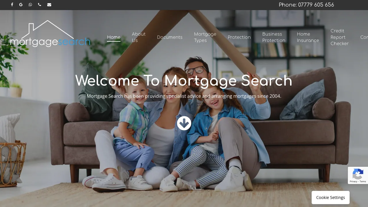 Mortgage Search-Previously Mortgage Options website preview