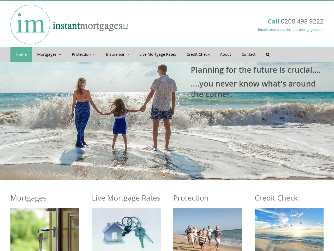 Instant Mortgages website preview