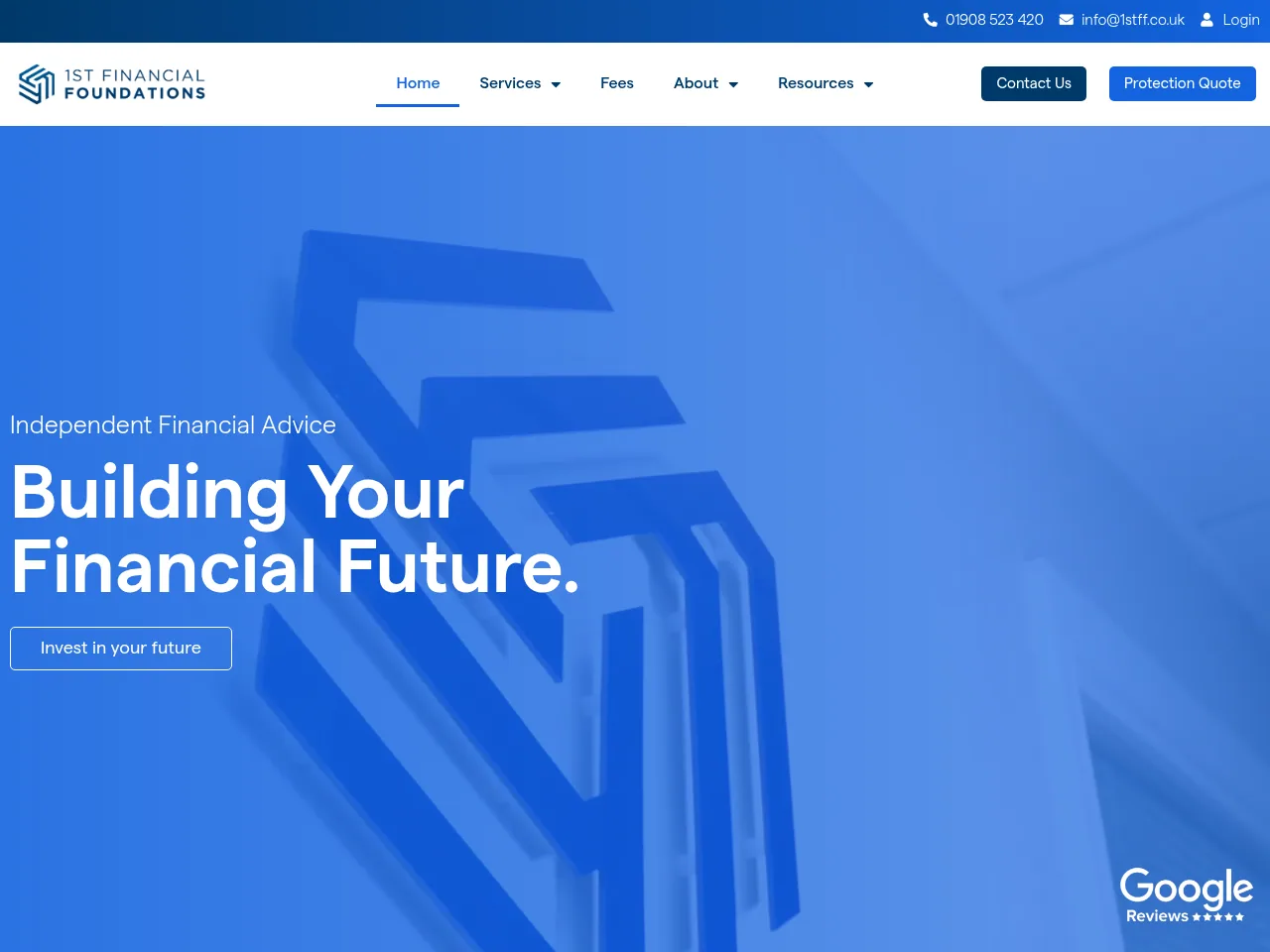 1st Financial Foundations website preview