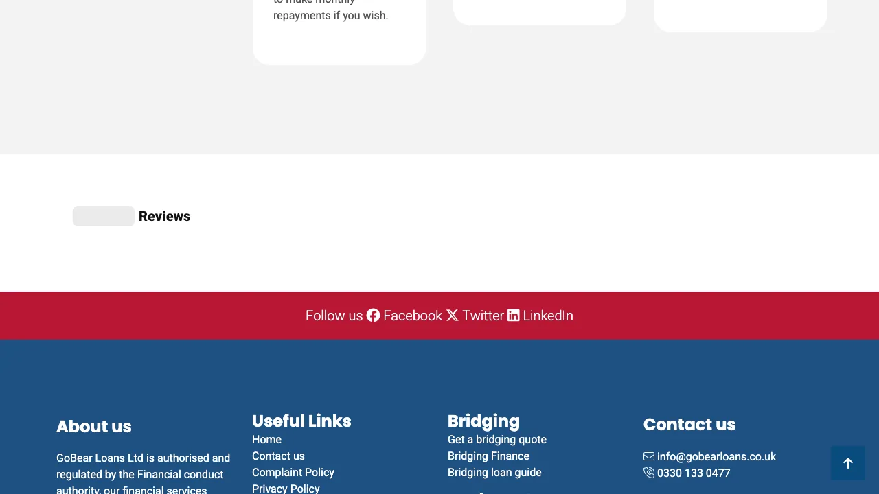 GoBear Loans website preview
