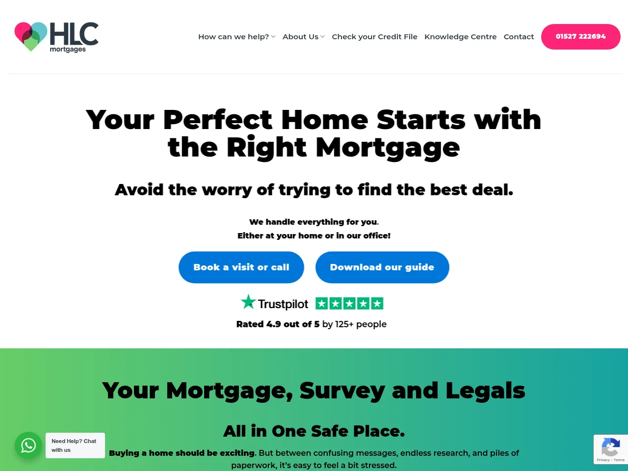 HLC Mortgages website preview