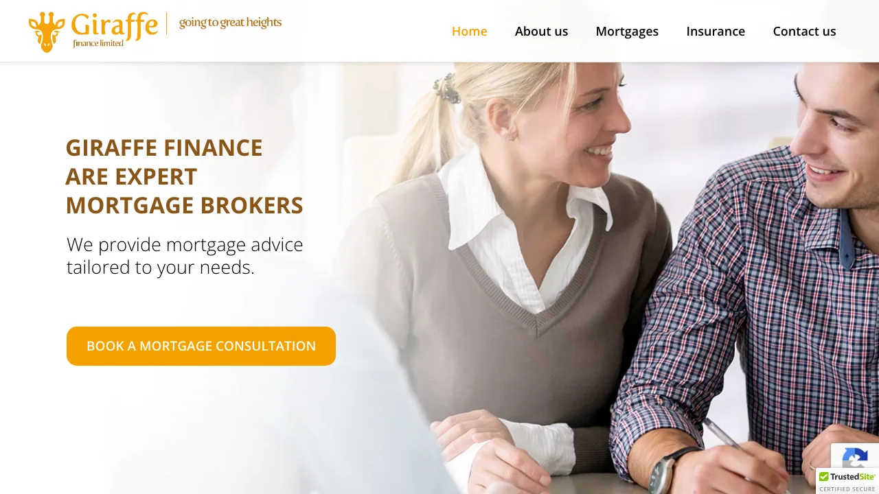 Giraffe Finance Limited website preview