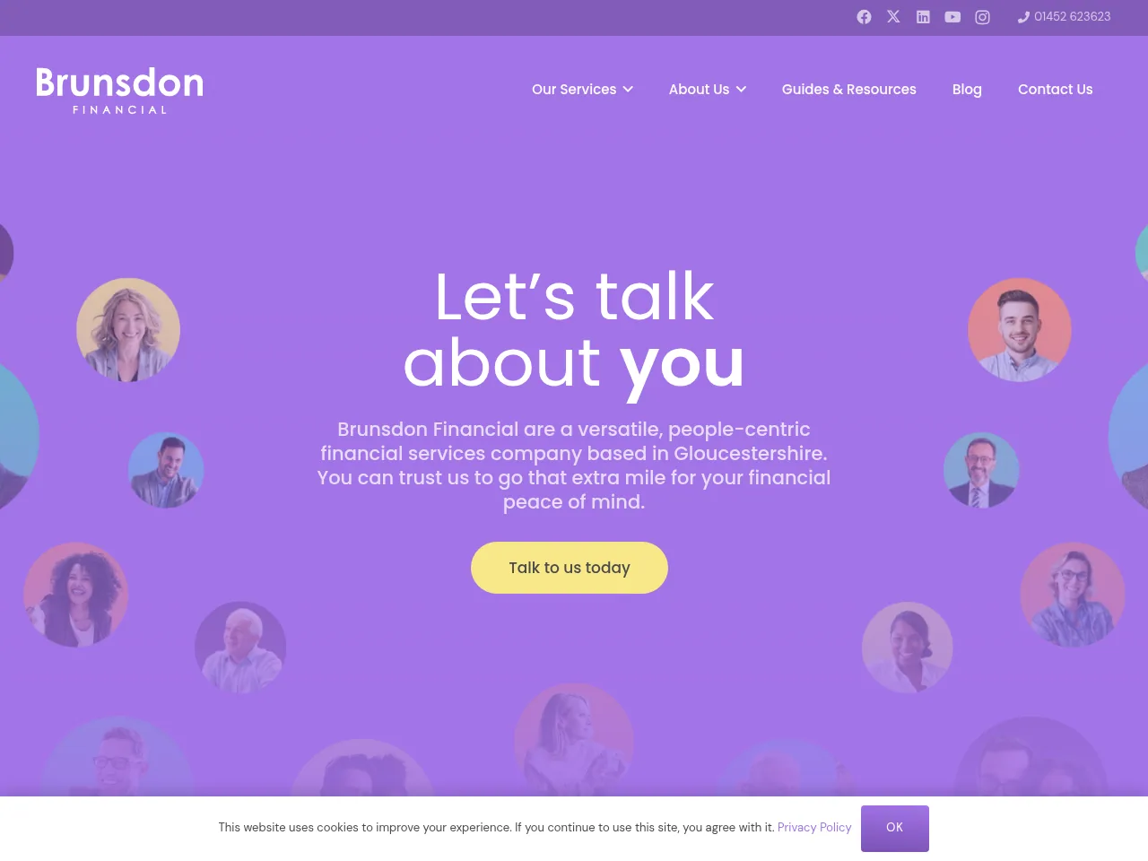 Brunsdon Financial website preview
